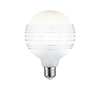 Paulmann 28744 Lampe LED G125 Globe 4,5 watts gradable Ampoule anneau réfléchissant blanc lumière efficace Verre lumière dorée 2600 K E27