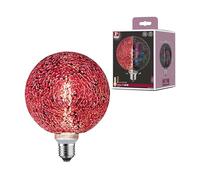 Paulmann LED G125 Globe Miracle Mosaic Rouge 5W = 40W E27 470lm Chaude Dimmable