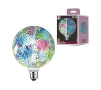 Paulmann 28749 Lampe LED Miracle Mosaic G125 Globe 5 watts gradable Ampoule Multicolor LumiÃšre efficace Blanc chaud 2700 K E27