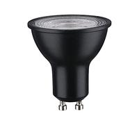 Paulmann Lampe LED réflecteur 28754 7 watts gradable GU10 Noir mat Blanc neutre 4000 K