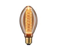 Paulmann 28827 Lampe LED ampoule intérieure torsadée InnerGlow 120lm 3,6W gradable éclairage verre doré 1800K E27 Ampoule