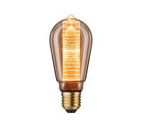 Paulmann 28830 Lampe LED InnerGlow ampoule intérieure avec motif en anneau 120 lm 3,6 W dimmable Éclairage doré vintage verre 1800 K E27 ampoule
