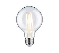 Paulmann 28968 Ampoule globe à filament LED G80 E27 230 V 806 lm 7,5 W 2700 K 230 V Transparent Intensité variable