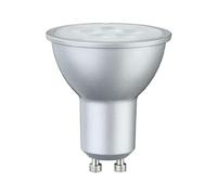 Paulmann 28976 Standard 230V réflecteur LED GU10 230V Pack de 1 6,5W 425lm 51mm Alu plastique 2700K - Ampoule Blanc chaud, Aluminium