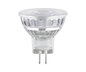 Paulmann 28978 Standard 12 V réflecteur LED GU4 12 V Pack de 1 1,8W 184lm 35mm Argent Verre 2700K - Ampoule Blanc chaud