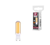 Paulmann 29043 Standard 230V LED culot à ergots G9 230V Pack de 1 2,4W 250lm Clair Verre 2700K - Ampoule Blanc chaud