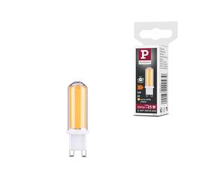 Paulmann 29043 Standard 230V LED culot à ergots G9 230V Pack de 1 2,4W 250lm Clair Verre 2700K - Ampoule Blanc chaud