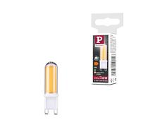 Paulmann 29044 Standard 230V LED culot à ergots G9 230V Pack de 1 4,6W 470lm Clair Verre 2700K - Ampoule Blanc chaud