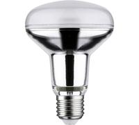 Paulmann 29053 Standard 230V Réflecteur LED R80 230V 6,5W 500lm 80mm Argent Verre 2700K - Blanc chaud E27