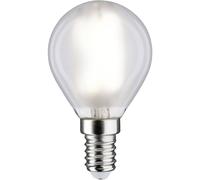 Paulmann 29074 Filament 230V LED sphérique E14 230V 5,9W 806lm gradable 45mm Dépoli Verre 2700K - Blanc chaud