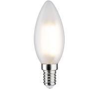 Paulmann 29076 Filament 230V LED Bougie E14 230V 5,9W 806lm gradable 35mm Dépoli Verre 2700K - Blanc chaud