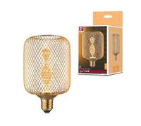 Paulmann 29084 Metallic Glow Edition Standard 230V ampoule LED cylindre E27 Helix 3,5W 130lm 100mm Laiton Métal 1800K
