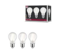 Paulmann 29093 Filament 230V LED poirette E27 pack de 3 3x9W 3x1055lm 60mm Dépoli Verre 4000K