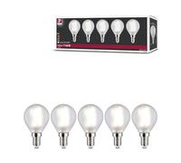 Paulmann 29098 Filament 230V LED sphérique E14 pack de 5 5x4,8W 5x470lm 45mm Dépoli Verre 4000K