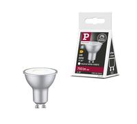Paulmann 29169 Réflecteur LED Standard 230 V GU10 750lm 8W 4000 K gradable Chrome mat 36° ampoule