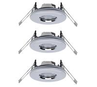 Paulmann 2easy Premium Lampes Encastrées 3er Jeu de Spot Rigide IP65 51mm Chrome