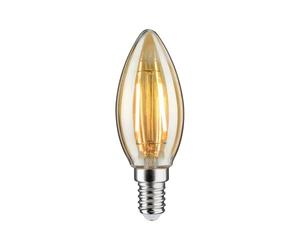 Paulmann 330028740 lampe LED Bougie Filament E14 CC 24V 140lm 2W 1900K Doré gradable