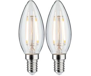 Paulmann 330028741 lampe LED Bougie Filament E14 CC 24V 160lm 2W 3000K Clair gradable (Lot de 2)