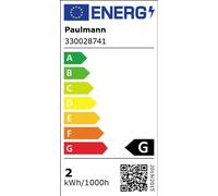Paulmann 330028741 LED CEE G (A - G) E14 forme de flamme 2 W blanc chaud (Ø x H) 35 mm x 98 mm 1 pc(s)