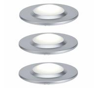 Paulmann 3er Set Mur / Sol Lampes Encastrées Set Updownlight LED 3x3W 70mm Encre