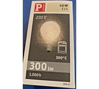 PAULMANN 40W E14 Lampe De Four 300°C 40WATT Ampoule Spéciale Pour Four