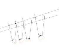 Paulmann 50016 Système SmartWire BLE IceLED 4x4W, Chrome mat/Blanc, 230/12V CC, 30VA, Métal
