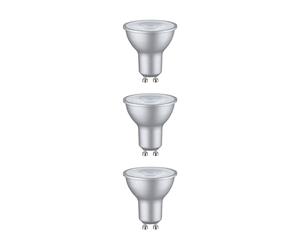 Paulmann 5232 Kit Standard 230V ampoule 230v GU10 jeu de 3 3x460lm 3x7W 2700K dimmable chrome mat