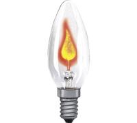 Paulmann Ampoule à incandescence 97 mm 230 V E14 3 W clair forme de flamme Contenu 1 pc(s)
