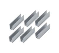 Paulmann 6 Clips 94215, Ruban Neon Plug & Shine aluminium