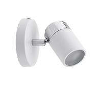 Applique pour salle de bain Paulmann Zyli GU10 10 W blanc, chrome IP44