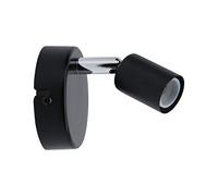 Paulmann 66750 Spot Carolina IP44 max. 10 watts gradable spot de plafond Anthracite, Chrome éclairage de plafond Métal spot pour plafond GU10