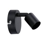 Paulmann 66755 projecteur Carolina 1 flamme max. 10 watts plafonnier Noir mat spot Métal GU10