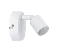 Paulmann 66763 projecteur Carolina 1 flamme max. 10 watts plafonnier Blanc dépoli spot Métal GU10