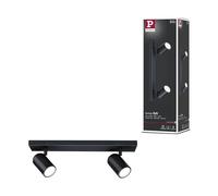 Paulmann 66775 Spotlight Zyli IP44 GU10 230V max. 2x10W dimmable noir mat