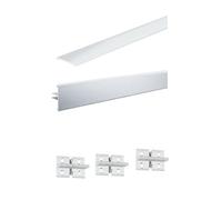 Paulmann 70519 Profilé de rubans LED Duo 2m alu anodisé Bandeau lumineux