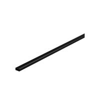 Paulmann 70522 78902 profilé Base avec diffuseur Noir 1 m, canaux LED, plinthes en Aluminium, Strips en Plastique
