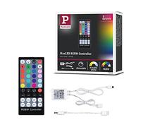 Paulmann 70526 MaxLED Controller RGBW avec IR-Remote CC 24 V carré max. 144W gradable 50x35 mm Blanc plastique