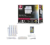 Paulmann 70531 MaxLED 1000 Strip LED Tunable White kit de base IP44 17W 1020lm/m gradable 1,5 m Argent plastique 108LEDs/m