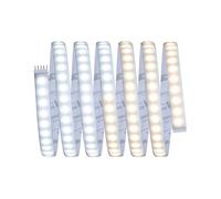 Paulmann 70533 MaxLED 1000 Strip LED Tunable White Strip individuel IP44 27W 1020lm/m gradable 2,5 m Argent plastique 108LEDs/m