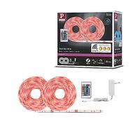 Paulmann 70535 Strip LED SimpLED Smart Home Zigbee RGB Kit complet 10m 26W 900lm 30LEDs/m RGB 36VA profilé pour bandes lumineuses