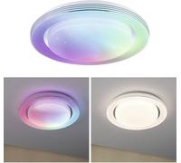 Paulmann 70546 Plafonnier LED LED chrome, blanc