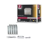 Paulmann Ruban LED MaxLED 500 – Kit de base 1,5 m blanc chaud 9W 550 lm/m 2700K Argent G