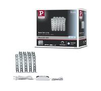 Paulmann 70578 Function MaxLED 500 Kit de base LED bande 1,5m, 6500K lumiÃšre du jour, 8,5W, 230/24V, 20VA, Argent