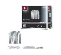 Paulmann 70586 Function MaxLED 1000 Kit de base LED bande 1,5m, 6500K lumière du jour 17W, 230/24V, 36VA, Argent