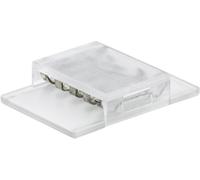 Paulmann Connecteur MaxLED Clip-to-Clip 70618 Plastique blanc 2 pièces 2×1,35×0,45 cm