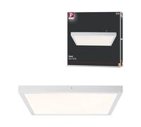 Paulmann 70647 Panneau LED Lunar rond Deckenleuchte 27,4W lumière 3000K blanc chaud Panneau LED blanc dépoli alu 600x600 mm 230V ampoules comprises