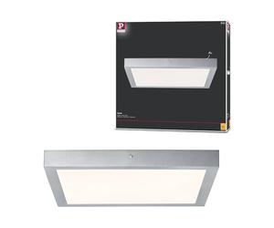 Paulmann 70651 WallCeiling Lunar Panneau LED, 400x400 mm, 21,8W, 230V, Chrome mat, Alu