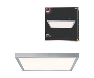 Paulmann 70652 WallCeiling Lunar Panneau LED, 600x600 mm, 27,4W, 230V, Blanc mat, Alu