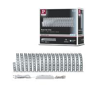 Paulmann 70830 LED Strips MaxLED 500 kit de base incl. 1x48,5 watts gradable bande lumineuse Argent barre lumineuse plastique bande LED 6500 K, Cavalier