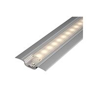 Paulmann 70855 Profilé Step Diffuseur 100 cm canaux LED en aluminium anodisé, lattes en aluminium satiné, bandes en plastique